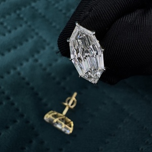 Pendientes de Diamantes con Corte Marquesa, Certificados por IGI, Oro Amarillo de 10K, Joyería Fina de Lujo para Mujer, Ideales para Fiestas - Product Image 6
