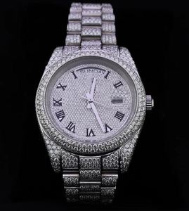 Luxury Custom <b>Men's</b> <b>Mechanical</b> <b>Watch</b> with 100% Pass Diamond Tester VVS Moissanite Iced Out Hand Made <b>Watch</b> <b>for</b> <b>Men</b> or Women - Product Image 2