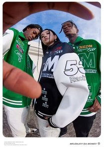 Custom Wool Wholesale Baseball Street Chenille Patch Embroidery Vintage Baseball Letterman Varsity Jacket With Leather Sleeve - Product Image 3