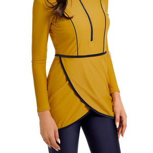 Maillot de bain islamique à couverture intégrale de couleur contrastée, nouveau design, vêtements de mode pour femmes musulmanes, maillot de bain islamique, burkini - Product Image 2