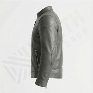 Veste de moto en cuir véritable pour homme de qualité supérieure, nouvelle arrivée, vestes de moto d'hiver, protections amovibles, personnalisables - Product Image 3