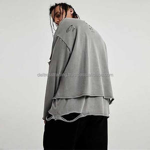 Liso con estilo Hombres Camisas Básicas Algodón Mezclado Sudaderas con capucha Hombres Sudaderas con capucha personalizadas Sudadera de los hombres - Product Image 6