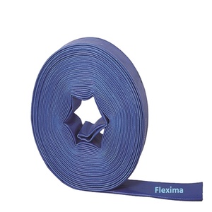 Tuyau d'irrigation flexible léger en PVC bleu Flextime 100 mètres, plat, 100 % composite, certifié ISO 9001/9002 - Product Image 5