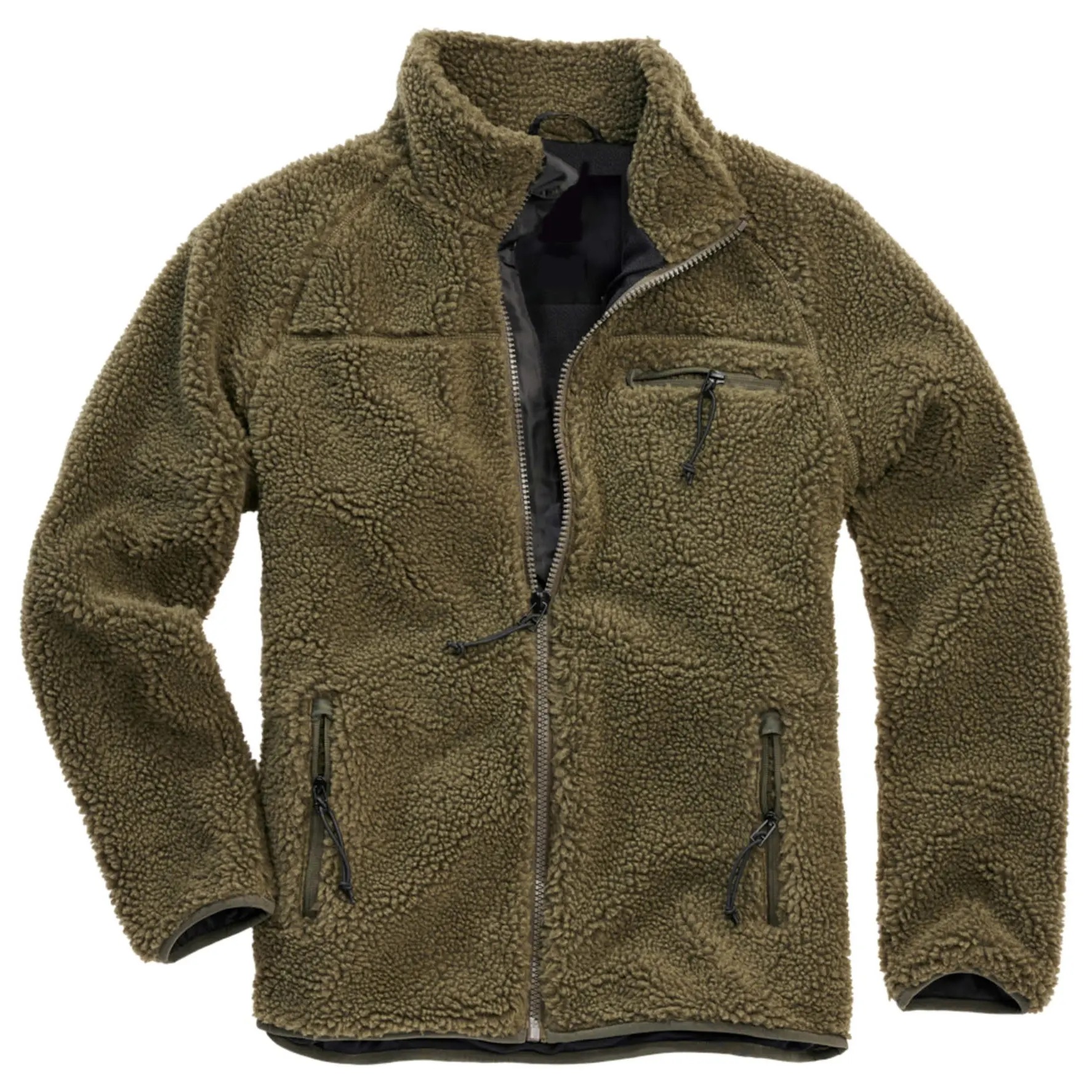 Fleece Jacket Sherpa Coat Men Outdoor Half Zipper Warm Soft Jackets Pullover Stand Collar Fashion Mens