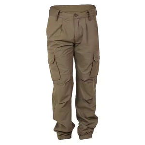 Pantalon cargo homme coupe droite 100% coton léger style streetwear sportif – Meilleures ventes - Product Image 1