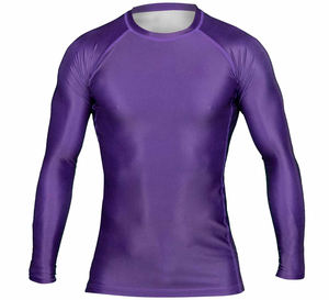 Manchon de protection anti-bactérien avec logo, différentes tailles, pour hommes, style sport, respirant, séchage rapide, compression, Rash Guard - Product Image 3