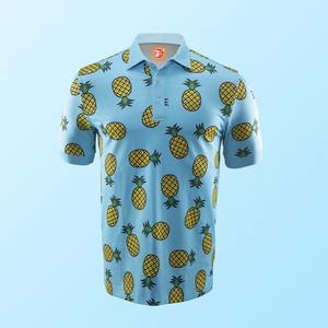 Camisetas Polo de Golf Personalizadas para Hombre, Transpirables, de Secado Rápido, con Sensación Refrescante, para Ejercicio al Aire Libre, Estilo Hawaiano - Product Image 4