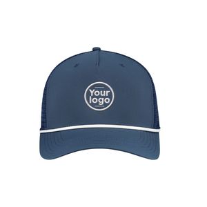 Casquette Trucker Performance Personnalisée à 5 Panneaux avec Logo Brodé en Corde, Respirante, pour le Golf et les Sports de Plein Air - Product Image 3