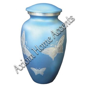 Modern Aluminum Cremation Urn With Unique Craftsmanship - Elegant <b>Memorial</b> <b>Keepsake</b> by Axiom Home Accents - Product Image 2