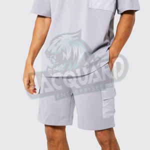 Ensemble court décontracté pour homme, été, 100% coton, séchage rapide, vêtements de sport, streetwear, fabriqué à Sialkot, Pakistan - Product Image 2