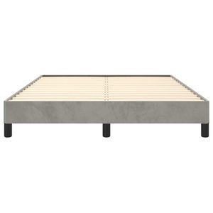โครงเตียงหุ้มเบาะสีเทาอ่อน - Product Image 5