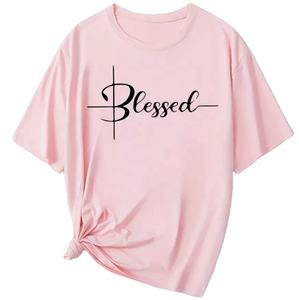 Camiseta de Mujer Talla Grande, Holgada, de Forro Polar, Secado Rápido, Ligera, para Primavera/Verano, Informal, con Cuello Redondo, Manga Corta, Lisa - Product Image 5