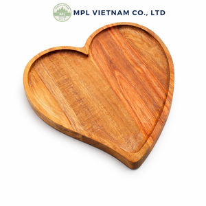 Plateau de rangement décoratif en bois de noyer poli, non toxique, design européen, durable et écologique, compatible lave-vaisselle, idéal pour les cadeaux - Product Image 4