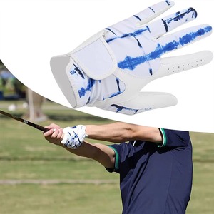 Gants de golf professionnels blancs pour adultes, respirants, en cuir véritable Cabretta, légers, avec fermeture éclair, ajustement parfait, sportifs, exceptionnels - Product Image 2
