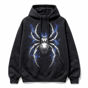 Sudadera con Capucha de Invierno para Hombre, 100% Algodón, Diseño de Araña Estampado y Bordado, Personalizada al por Mayor - Fabricante y Proveedor - Product Image 1
