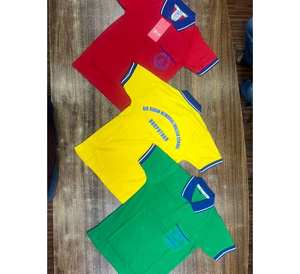 เสื้อยืดคอตตอนปิเก้ 100% สกรีนโลโก้ตามสั่ง เสื้อโปโลเด็กนักเรียนประถม-มัธยม ใส่ลำลองหรือเป็นชุดนักเรียนได้ - Product Image 3