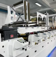 Machine d'impression flexographique automatique à bande étroite pour étiquettes, système d'impression industriel haute vitesse pour étiquettes et emballages