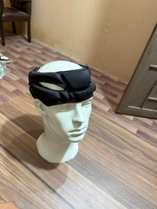 Protective EVA <b>Head</b> Guard with Air Vents for Boxing Adults Unisex Universal <b>Style</b> Solid Black Hook & Loop Closure - Product Image 1