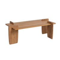 Table basse rectangulaire Vandana Aston Flux en bois d'acacia