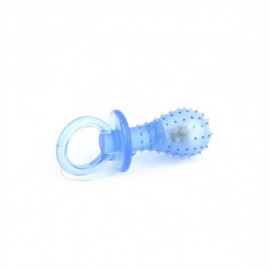 Jouet à mâcher transparent Yommy pour animaux de compagnie, sucette de 9,5 cm pour soulager les dents des chiens - Product Image 2