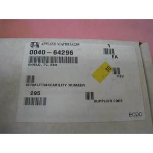 NUEVO AMAT 0040-64296 Shield, TC, EBK - Equipo y Piezas de Semiconductores de Confianza de la Marca Global Legacy - Product Image 1