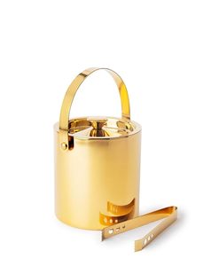 Premium Gold Ice <b>Bucket</b> <b>with</b> <b>Lid</b> & Tongs | Stainless Steel Barware for Home & Hotel - Product Image 3