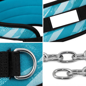 Ceinture de protection professionnelle unisexe en néoprène rembourré durable 10 mm, réglable et robuste, pour entraînement avec poids corporel en salle de sport - Product Image 3