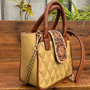 Fabricant, nouveauté, sacs à bandoulière de luxe en cuir matelassé usiné à la main, sacs à bandoulière tendance personnalisés pour femmes - Product Image 4