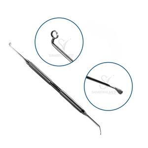 Accutome Capsule Polishing Sweeper & Curette, double extrémité, longueur totale : 147 mm, pointe annulaire coudée à 90 degrés - Product Image 4