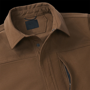 Street Wear Unisex <b>Canvas</b> <b>Jacket</b> Slim Fit Long Sleeve Breathable Winter Outdoor Front Logo Windproof Eco-Friendly - Product Image 3