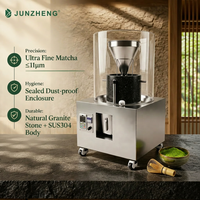 Moulin à matcha en granit commercial Elite pour matcha cérémoniel avec broyage à basse vitesse et acier inoxydable SUS304