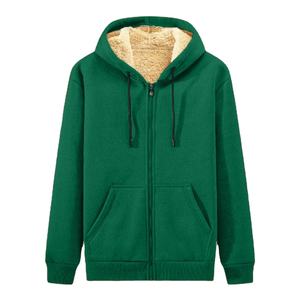 Veste à capuche 100% coton, imprimée sur mesure, avec poche, fermeture éclair sur le devant, unisexe, décontractée, pour l'été, coupe classique, couleur unie - Product Image 6