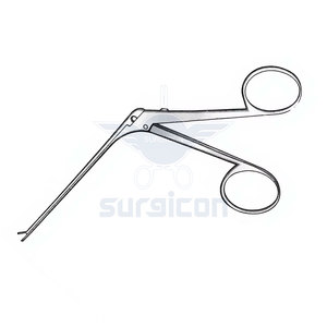 Micro Pinzas para Oído, Acabado Negro, 110 mm de Longitud de Eje, 0.9 mm de Longitud de Copa, 1.0 mm de Ancho de Copa, Precisión Quirúrgica ENT - Product Image 6
