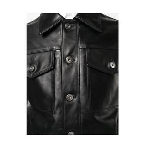 Vestes en cuir pour hommes, modèles bomber et moto personnalisés, vêtements d'extérieur d'hiver, usine OEM ODM, fournisseur de cuir véritable - Product Image 5