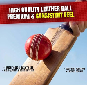 Ballons de cricket en cuir anglais véritable cousus main de qualité supérieure, personnalisés, 4 pièces, pour tournois, matchs et entraînements - Product Image 5