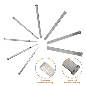 2mm–15mm Bone Osteotomes Set Thin Autoclavable Orthopedic Surgical Knife Pet Veterinary Bone Cutting Instruments Reusable Set - Product Image 1