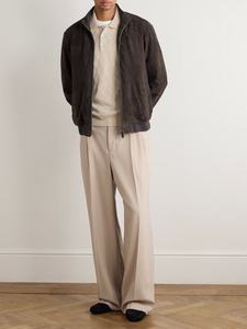 Camisa Polo de Manga Larga para Hombre, Diseño de Cuello en Contraste, Corte Ajustado Informal, Mezcla de Algodón Suave, Prendas de Otoño e Invierno, Ropa Masculina de Moda, Nueva - Product Image 2