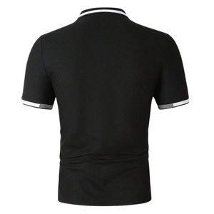 Polo en piqué de coton pour hommes, vente en gros directe usine, décontracté, uniforme professionnel, manches courtes, couleur personnalisée, prix de gros, neuf - Product Image 2