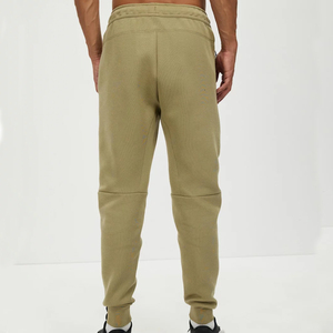 OARH INT INDUSTRY Men's Autumn Casual Regular Fit Breathable Mid Waist Straight Pattern Canvas Drawstring Closure Fleece <b>Trouser</b> - Product Image 4