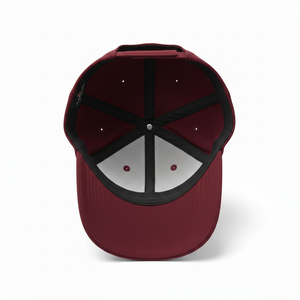 Gorra de Béisbol Marrón de 6 Paneles con Rayas Blancas en Contraste, Ajustable con Cierre a Presión, Unisex, Casual, para Adultos - Product Image 2