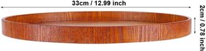 Plato de Servir de Madera de Acacia de Alta Calidad, Pulido, para Hogar, Cocina, Restaurante, Hotel, Fiestas, Presentación de Alimentos, Disponible para la Venta - Product Image 3