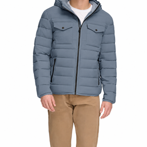 New Custom Puffer Style High Quality Men's Jacket for Winter Season 2026 - Product Image 4