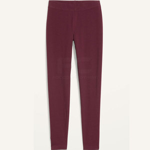 High Quality Wholesale Elastic Waist Hot Sale <b>Yoga</b> <b>Leggings</b> Solid Full Length Quick Dry Latest Design Reasonable Price - Product Image 1