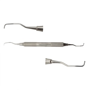 Juego de 8 Piezas de Instrumentos Dentales de Doble Extremo para Periodoncia, de Acero Inoxidable - Product Image 2