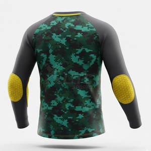 Camiseta de Portero de Fútbol de Manga Larga, Tejido Transpirable, Ropa Deportiva para Hombres Adultos, Tallas Grandes, Clubes, Academias, Equipos Deportivos - Product Image 3