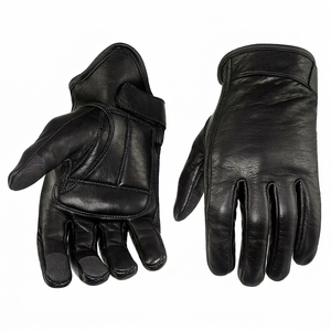 Guantes de Motocicleta de Cuero para Invierno, Completos, Impermeables, con Protección UV, Antideslizantes, con Pantalla Táctil y Correa de Muñeca Ajustable - Product Image 1