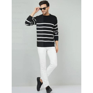 Men's Stylish <b>Cable</b> Pattern Knitwear Comfortable Everyday Winter Knit Sweater On Sale Price By Supplier - Product Image 1