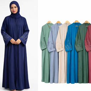2026 Elegant Dubai Style <b>Abaya</b> with Beautiful Beaded Hand Work Best Selling <b>Abaya</b> Design Ideal for Eid and Party Wear - Product Image 1