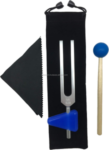 ส้อมเสียง528Hz สำหรับซ่อมแซมและบำบัด DNA เครื่องมือพลังงาน Solfeggio Chakra ในสีเงินเสร็จสิ้นความรักความถี่ MI528 Hz - Product Image 2