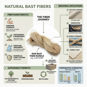 Fibre de banane naturelle de qualité supérieure, écologique, pour l'artisanat, les textiles, les produits écologiques, fabricant OEM en gros en Inde - Product Image 6